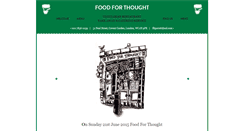 Desktop Screenshot of foodforthought-london.co.uk
